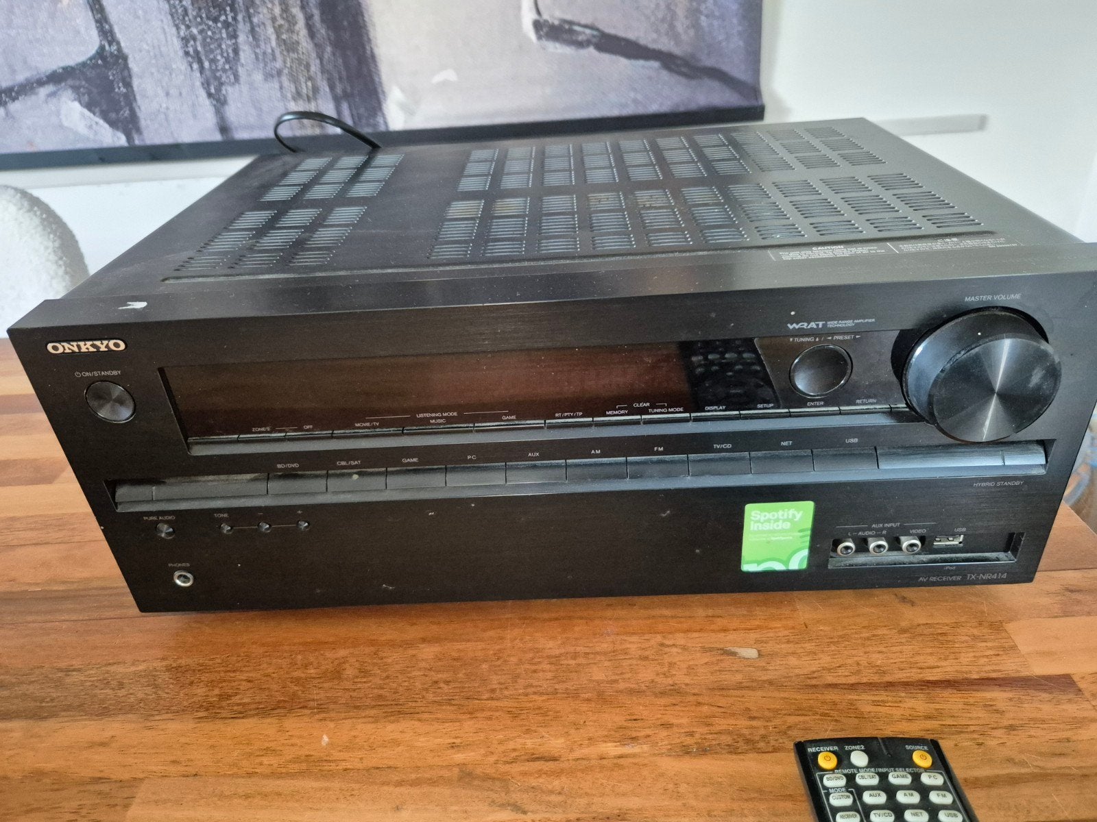 Onkyo TX-NR616 AV-receiver met afstandsbediening, Ophalen, Gebruikt