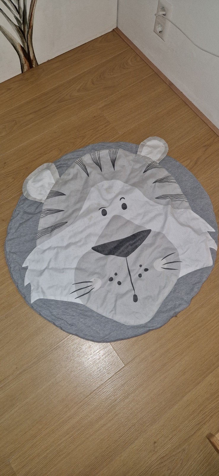 Zacht rond speelkleed / babykleed – Tijger, Ophalen of Verzenden, Gebruikt