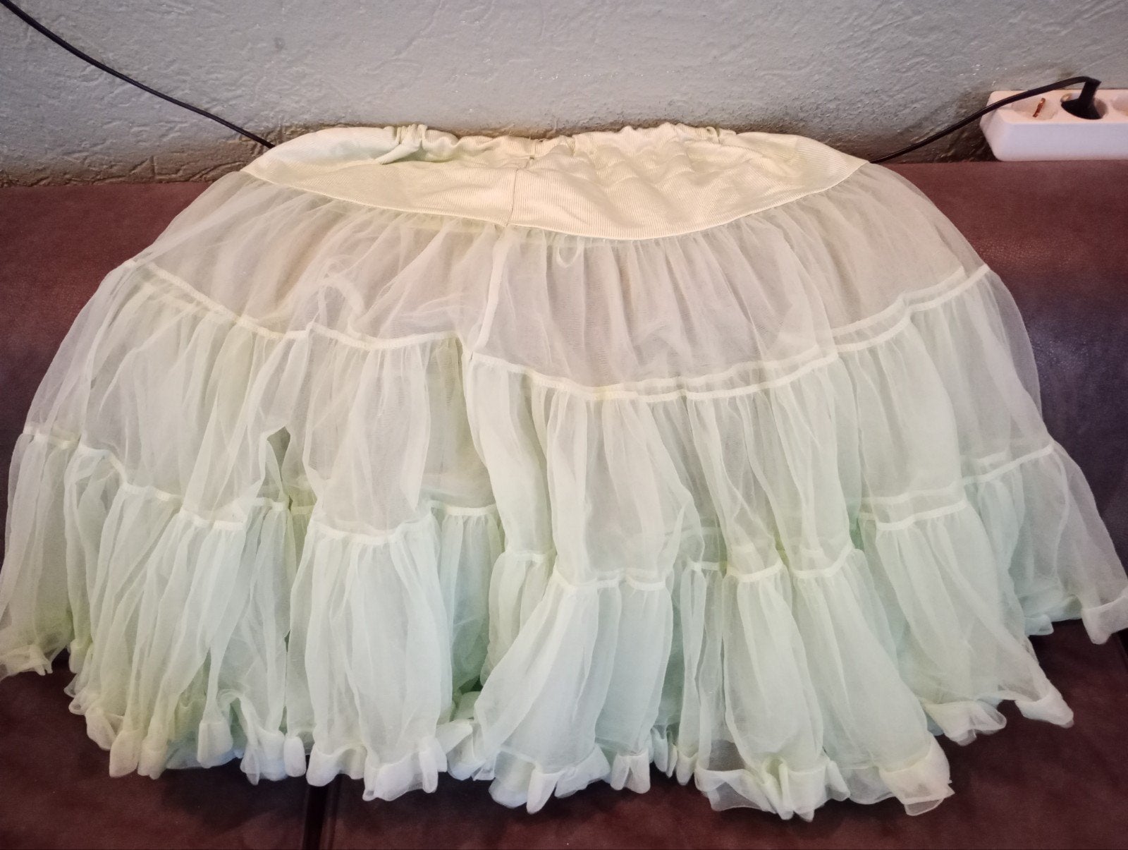 Lichtgroene petticoat maat XS S M, Ophalen of Verzenden, Zo goed als nieuw, Maat 36 (S), Wash with Love