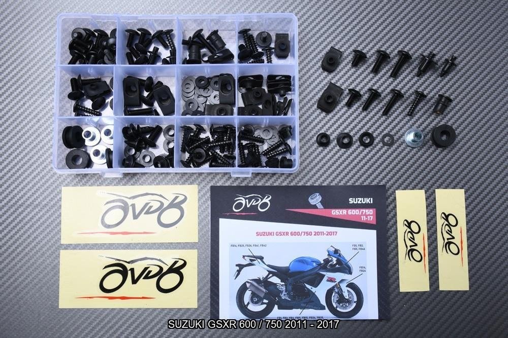 Kuip bouten set voor SUZUKI GSXR 600 750 2011 - 2017, Ophalen of Verzenden, Nieuw