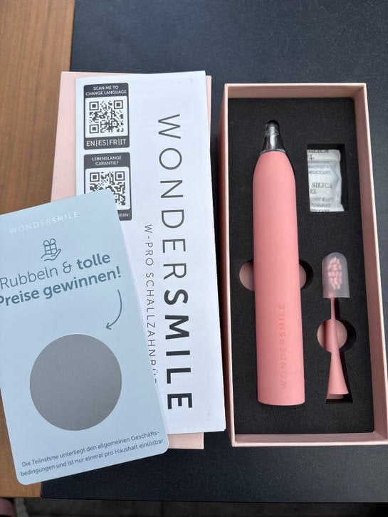 WONDERSMILE W-PRO Sonic Tandenborstel Rose - Nieuw in doos, Ophalen of Verzenden, Nieuw, Mondverzorging