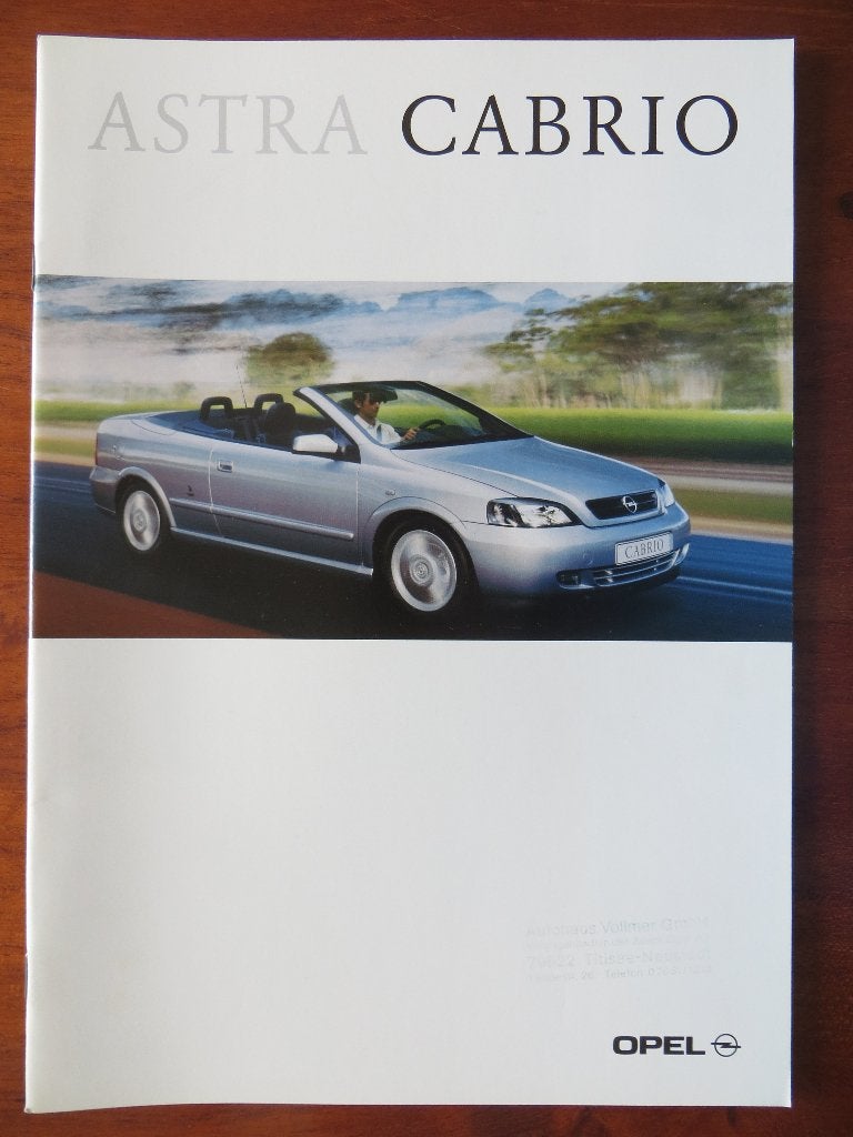 Opel Astra Cabrio (jan. 2001), Ophalen of Verzenden, Nieuw, Opel