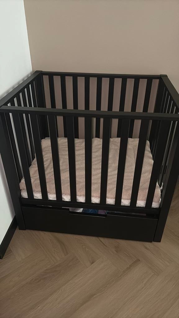 Zwarte Mees box met lade - Zo goed als nieuw, Ophalen, Zo goed als nieuw, Vierkant, Lade