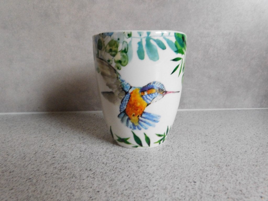 Mok 10x8,5 cm. IJsvogel Sharon by ter Steege, Huis en Inrichting, Keuken | Servies, Zo goed als nieuw, Overige stijlen, Jet by Ter Steege