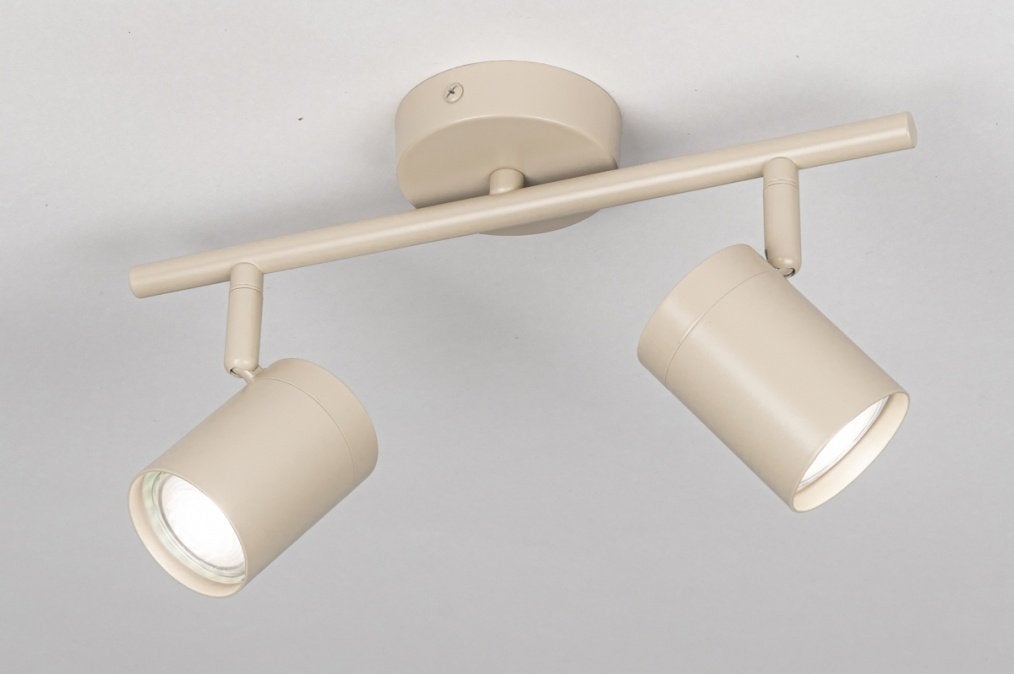 beige spots 32cm bed keuken bank garage kantoor bedrijf lamp, Ophalen of Verzenden, Nieuw