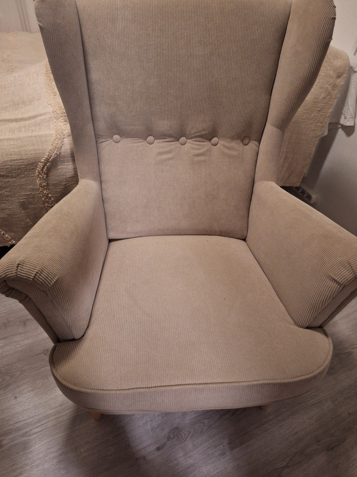 fauteuil, Ophalen, Minder dan 75 cm, Zo goed als nieuw, Stof