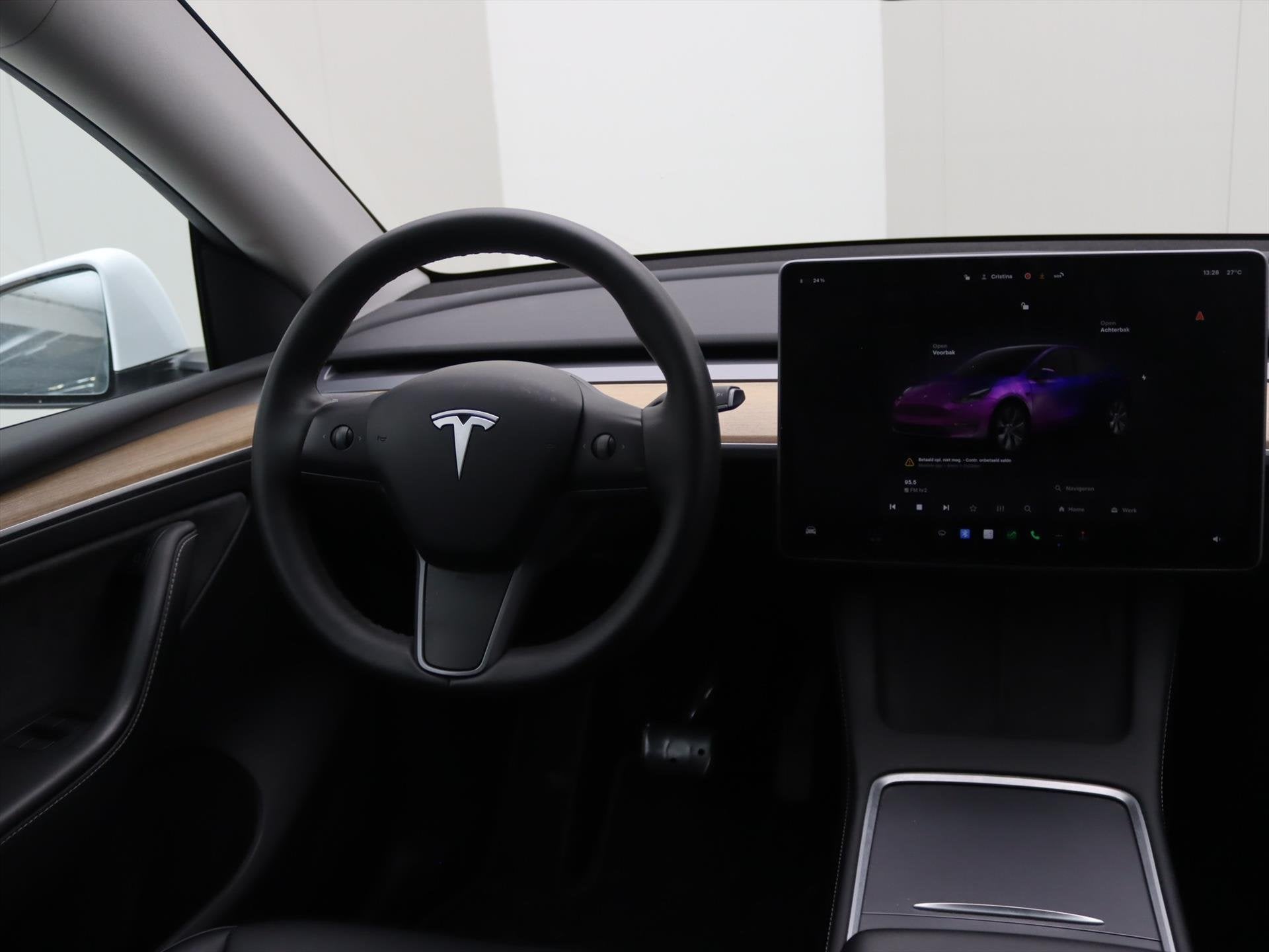 Tesla Model Y Long Range AWD 75kWh 351pk AMD RYZEN 92.5 % So, Auto's, Automaat, Gebruikt, Wit, 351 pk