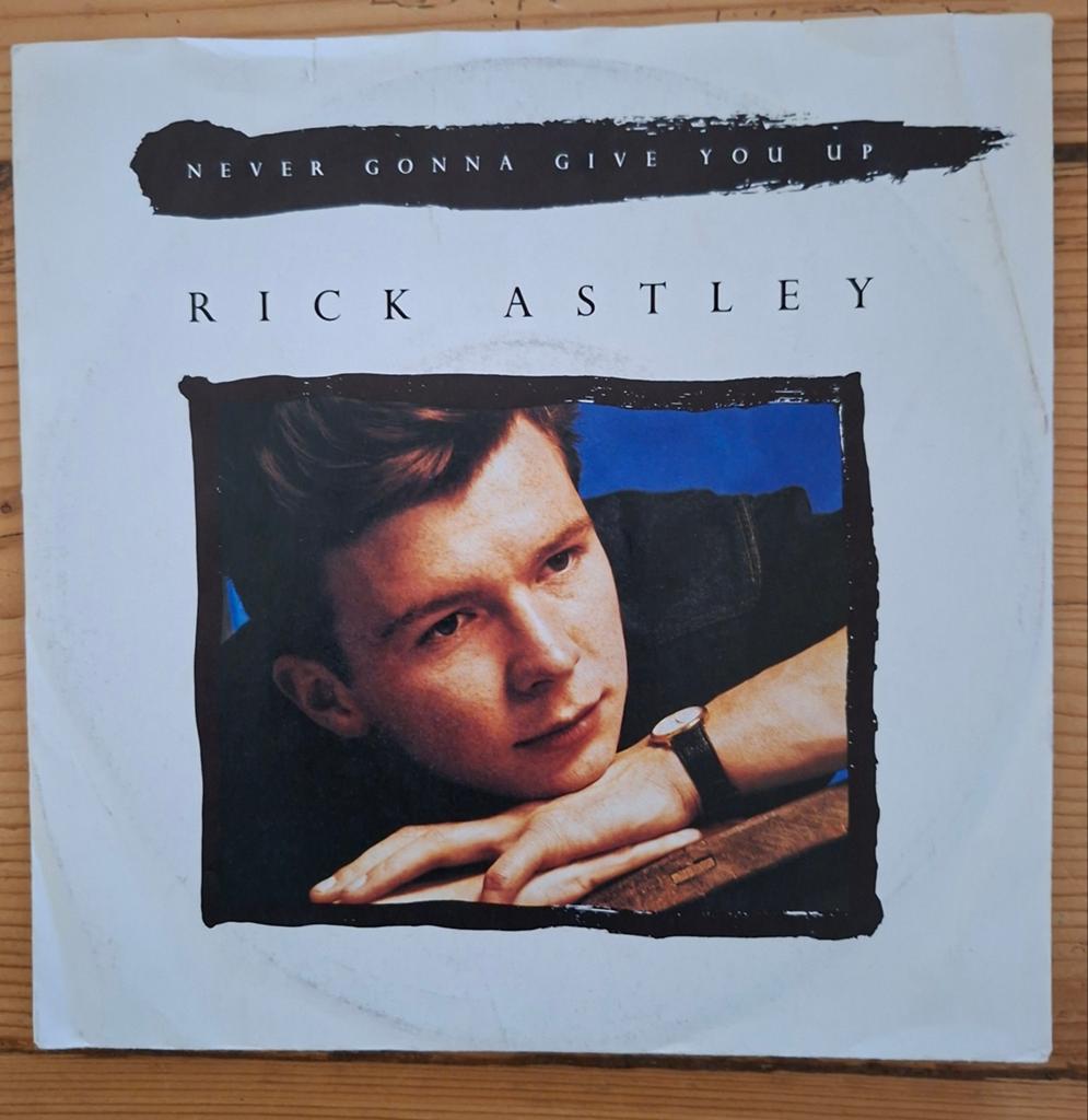 Single: pop Rick Astley Never gonna give you up, Ophalen of Verzenden, Gebruikt, Overige formaten