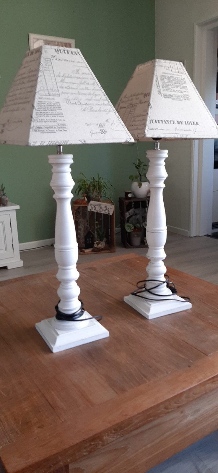 2 lampen, Ophalen