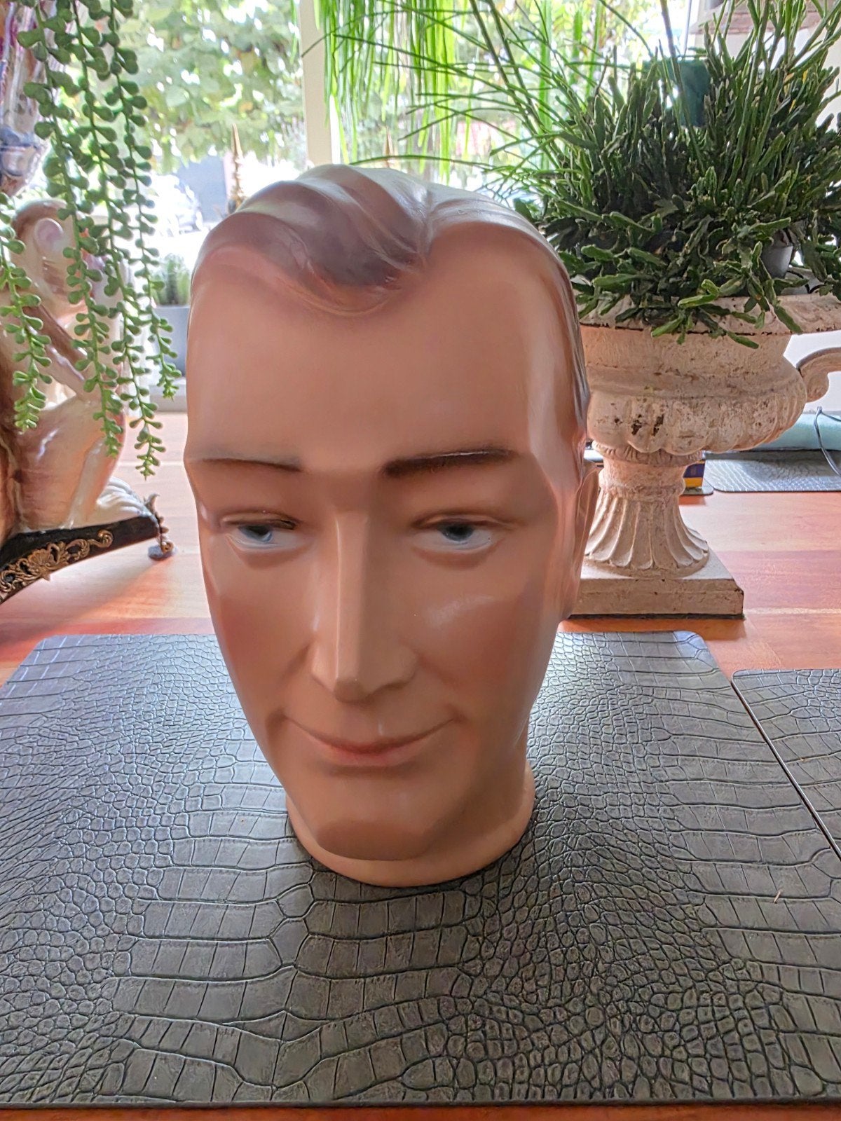 Vintage etalagehoofd - Mannequin hoofd, Ophalen of Verzenden