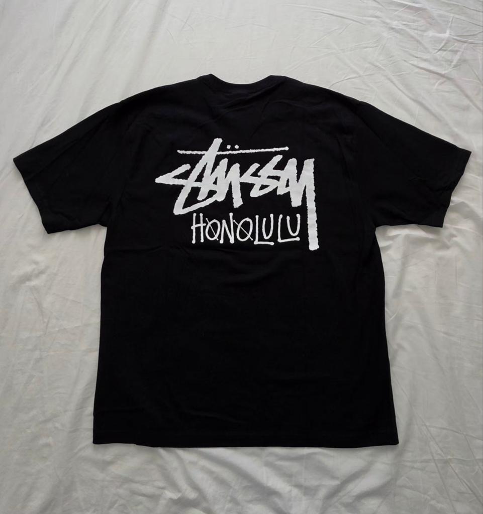 Origineel Stüssy Honolulu T-shirt - Nieuw met bon en tags, Maat 52/54 (L), Zwart, Nieuw, Ophalen of Verzenden