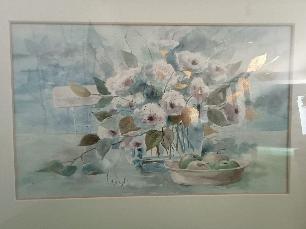 aquarel stilleven, Ophalen