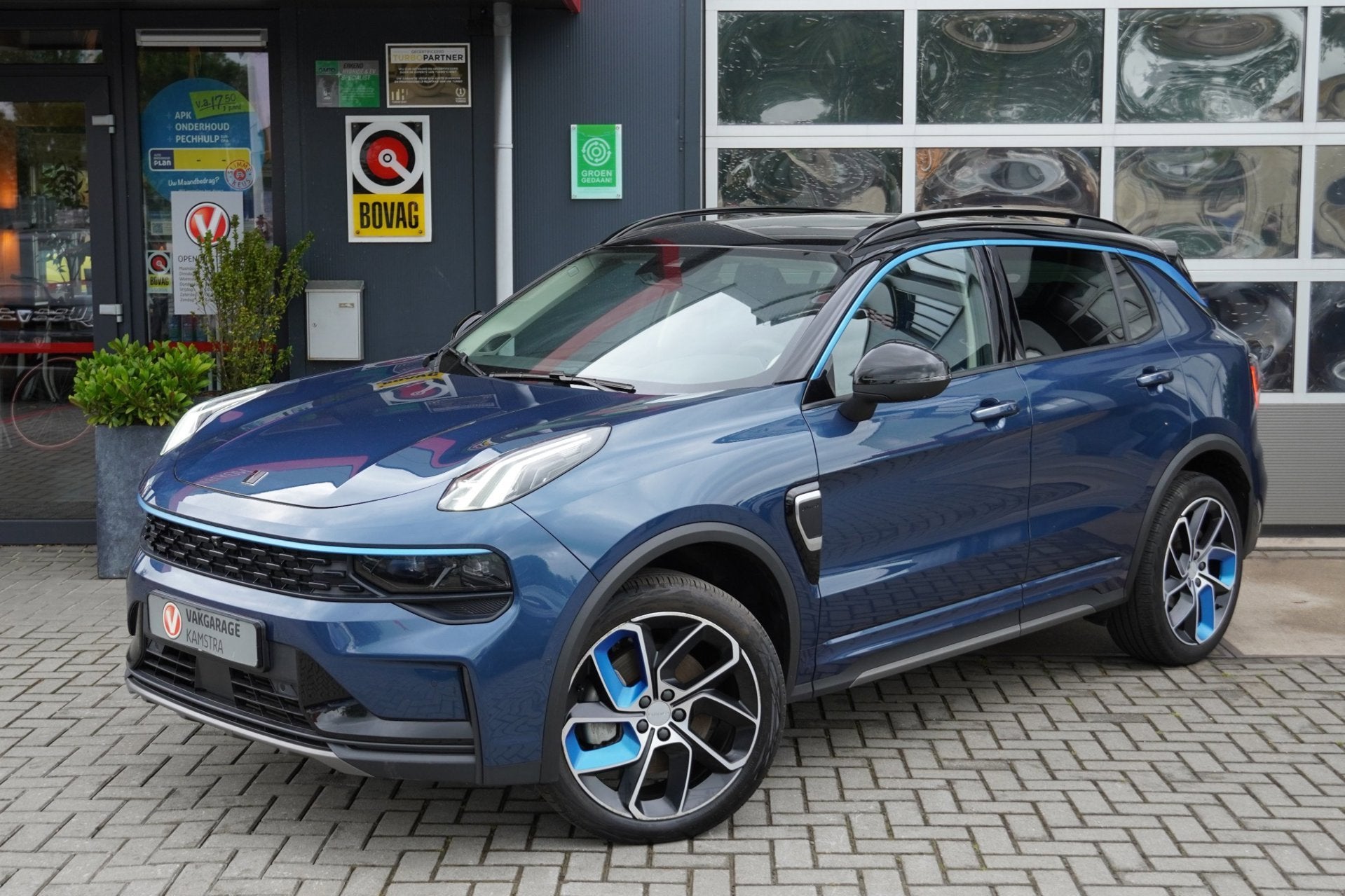 Lynk & Co 01 1.5 NAP ACC/DAB+/LED/Navi/360CAM/WiFi/Front-ass, Euro 6, Blauw, 120 €/maand, Bedrijf
