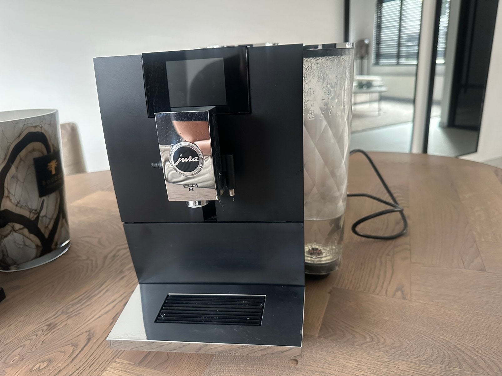 JURA ENA 8 black, Ophalen, Afneembaar waterreservoir, Gebruikt, Koffiemachine