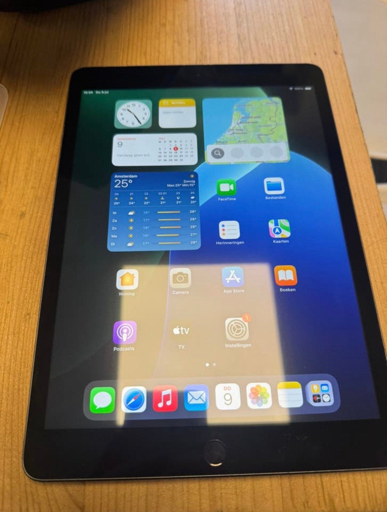 Apple iPad 9 64GB WiFi space grey - zo goed als nieuw, Computers en Software, Apple iPads, 10 inch, Verzenden, Zo goed als nieuw