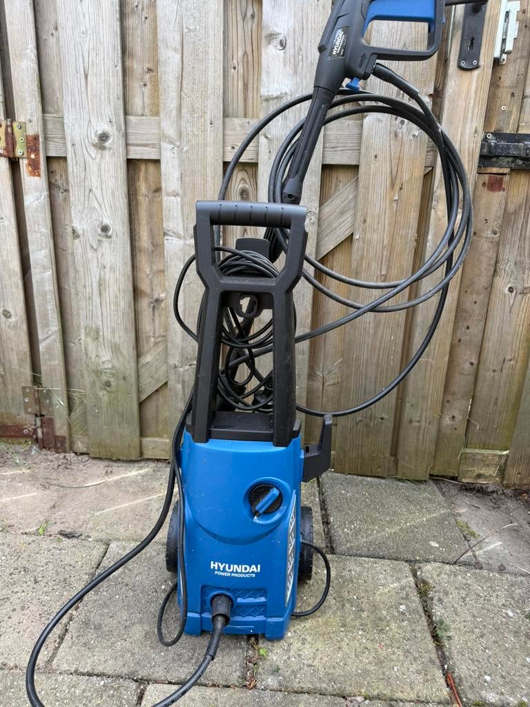 Hoge druk reiniger - hyundai Nieuwe, Tuin en Terras, Hogedrukreinigers, Ophalen, Zo goed als nieuw, Elektrisch