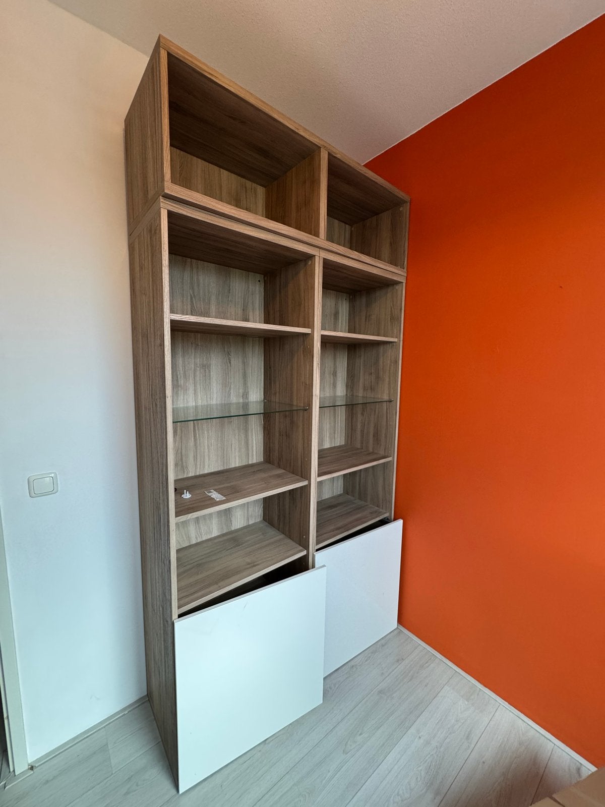 IKEA Besta Kast - Ruime opbergkast met deuren en planken, Ophalen, Kunststof, Gebruikt, 200 cm of meer
