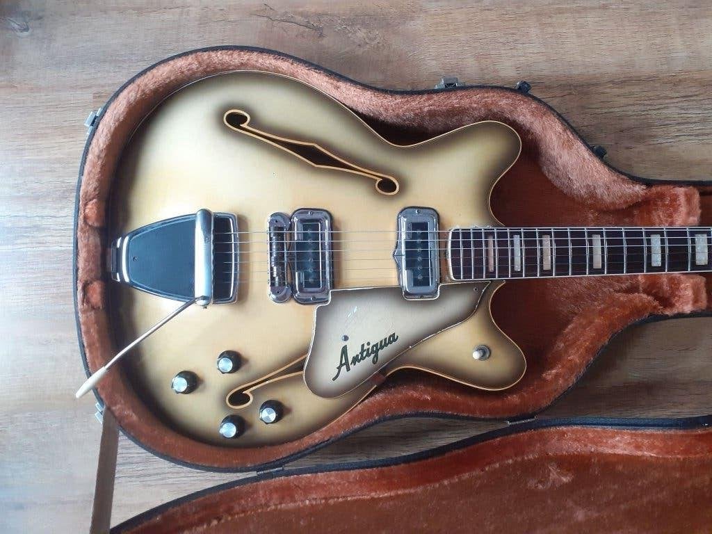 Fender Coronado Antiqua uit 1967, Muziek en Instrumenten, Ophalen, Gebruikt, Semi-solid body, Fender