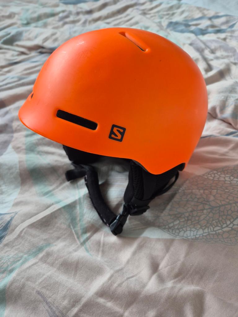 Salomon skihelm voor kinderen - Maat S (Oranje), Sport en Fitness, Skiën en Langlaufen, Ophalen of Verzenden