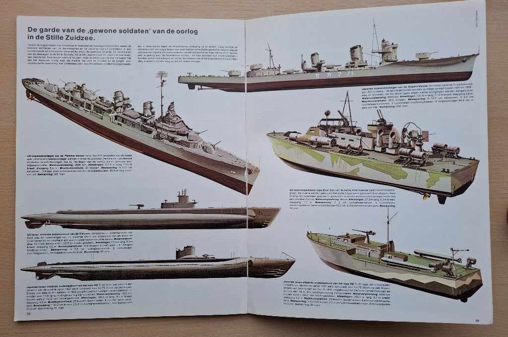 Oorlogsschepen uit de Tweede Wereldoorlog, Boeken, Ophalen of Verzenden, Tweede Wereldoorlog, Gelezen, Marine