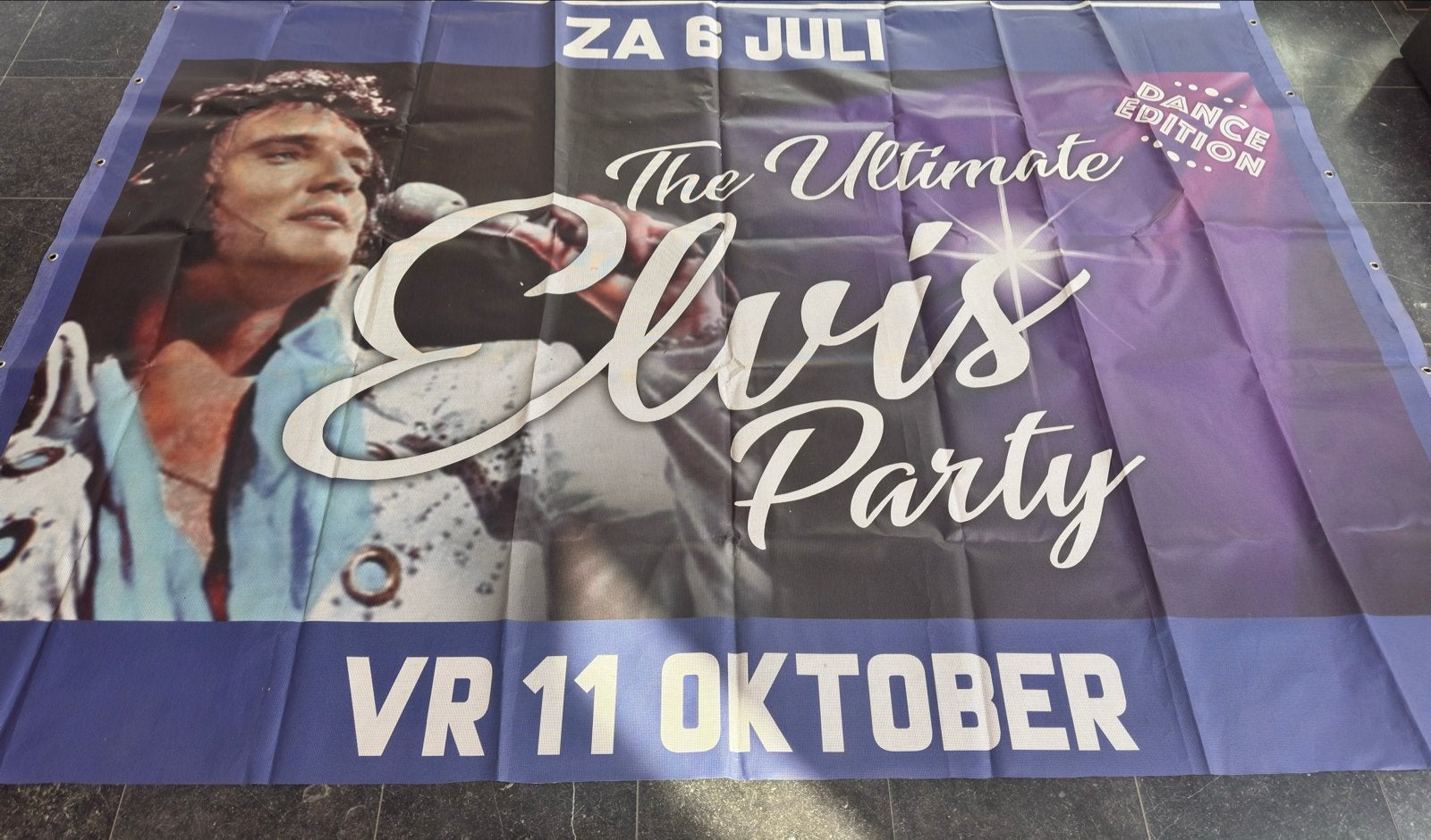 Banners Elvis Presley, Ophalen of Verzenden, Foto of Kaart
