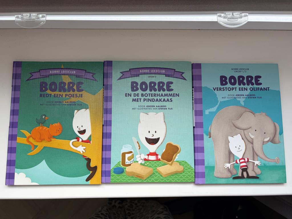 Borre Leesclub Boekjes - Set van 3, Ophalen of Verzenden, Gelezen, 3 tot 4 jaar