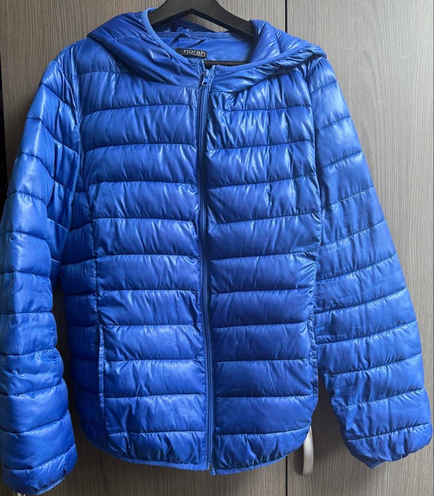 Norah Kobaltblauwe Jas Maat 44, Kleding | Dames, Jassen | Winter, Ophalen of Verzenden, Gedragen, Maat 42/44 (L), Blauw