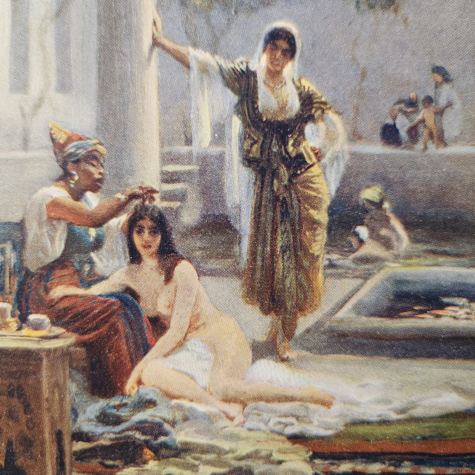 Oude Ansichtkaart: Bain au Harem (Bad in Harem), Verzenden, Voor 1920, Ongelopen, Overige thema's