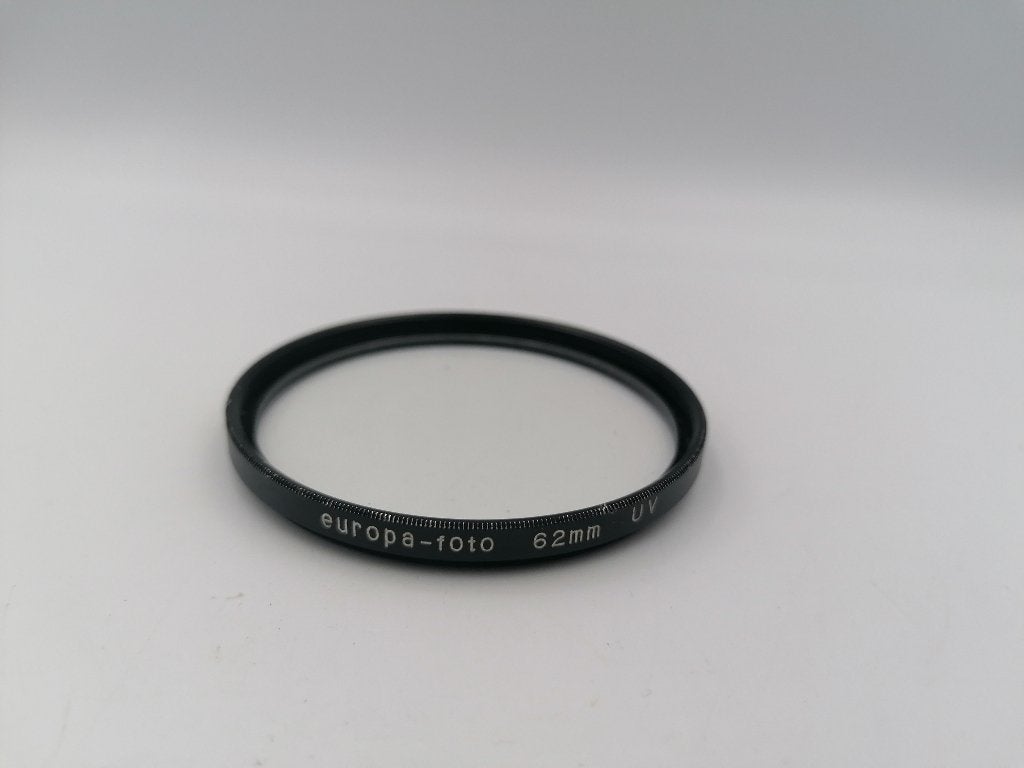 vintage Europa-foto UV filter 62mm, Ophalen of Verzenden, 60 tot 70 mm, UV-filter