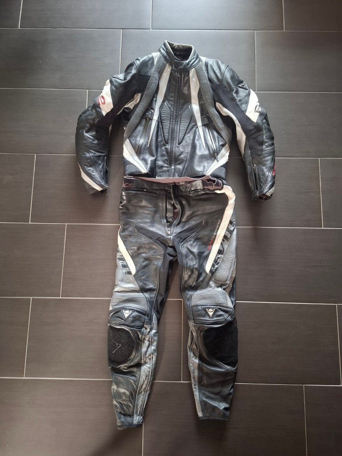2 delig lederen pak revit, Motoren, Kleding | Motorkleding, Tweedehands, Ophalen, Revit, Heren