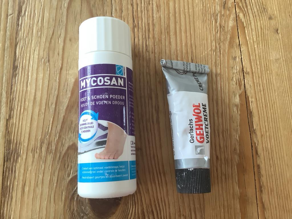 Voetverzorgingsset: Mycosan poeder & Gehwol voetcrème, Ophalen, Gebruikt, Overige typen