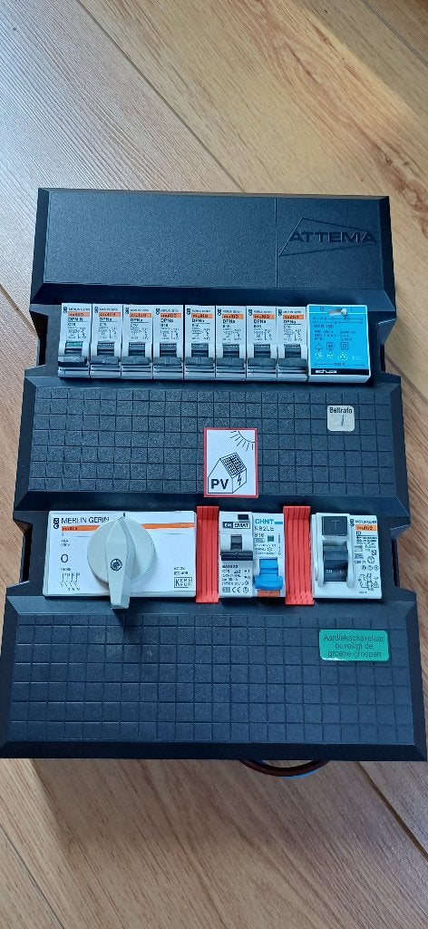 1 fase groepenkast, Doe-het-zelf en Verbouw, Elektra en Kabels, Ophalen of Verzenden, Gebruikt, Attema, Overige typen
