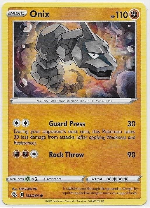 Fusion Strike,  Onix [common] 138/264, Verzenden, Nieuw, Losse kaart