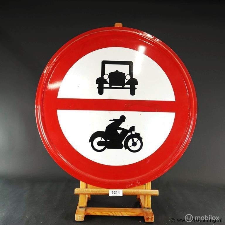 Online Veiling: Duits emaille verkeersbord  uit de jaren ...