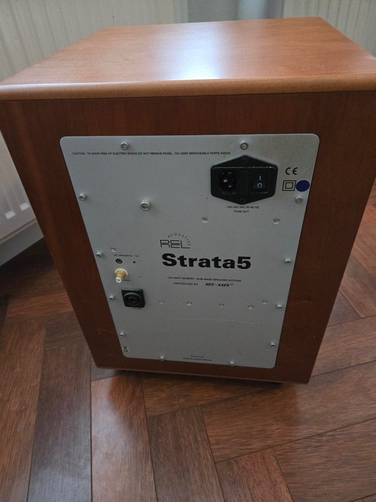 Rel Strata 5  PRIJSVERLAGING, Audio, Tv en Foto, Luidsprekers, Subwoofer, Zo goed als nieuw, Ophalen, Overige merken