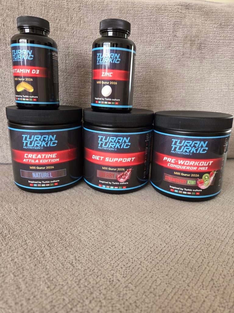 Turan Turkic Creatine Attila Edition - Nieuwe Smaken, Sport en Fitness, Gezondheidsproducten en Wellness, Ophalen of Verzenden