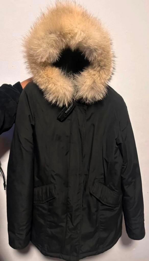 Woolrich jas maat M, Ophalen of Verzenden, Zo goed als nieuw, Zwart