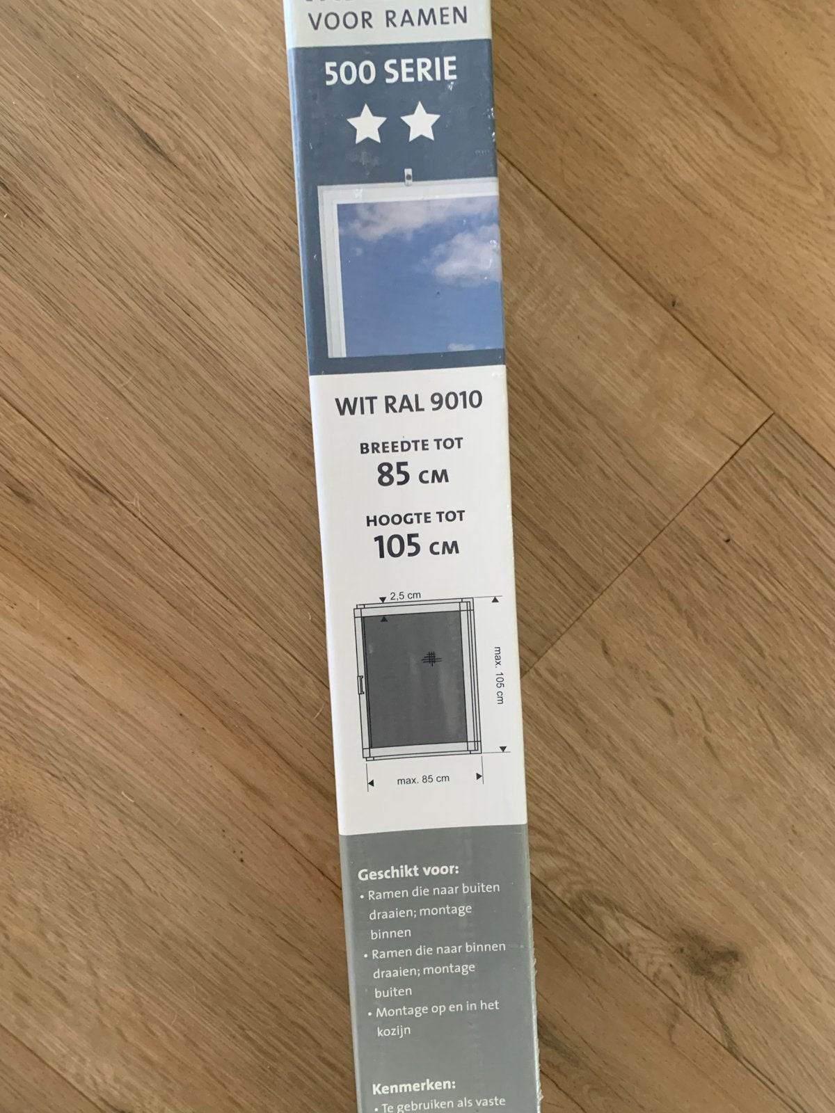 Bruynzeel Vaste Hor voor Ramen - Wit RAL 9010, Ophalen, Minder dan 80 cm, Hordeur, Minder dan 200 cm
