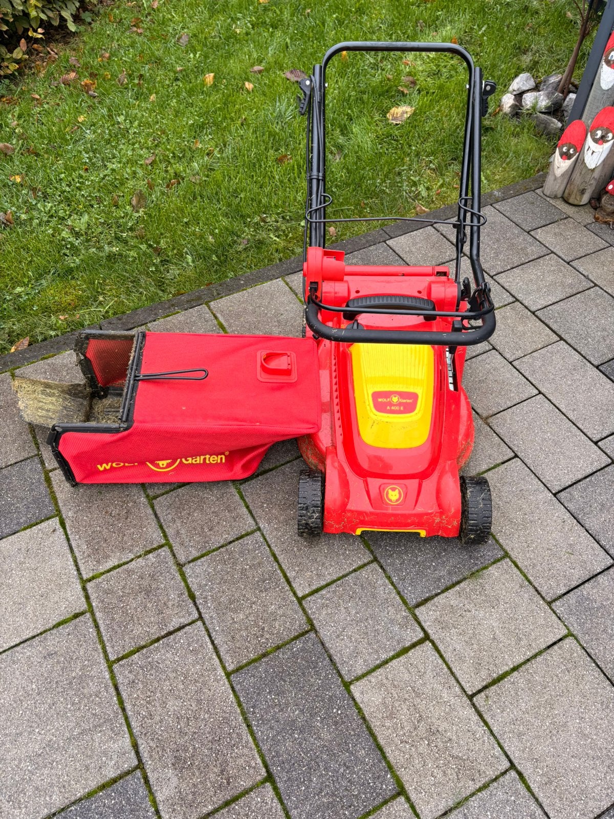 Wolf a 400 e grasmaaier maaimachine, Tuin en Terras, Ophalen, Gebruikt, 40 t/m 49 cm, Elektrische grasmaaier