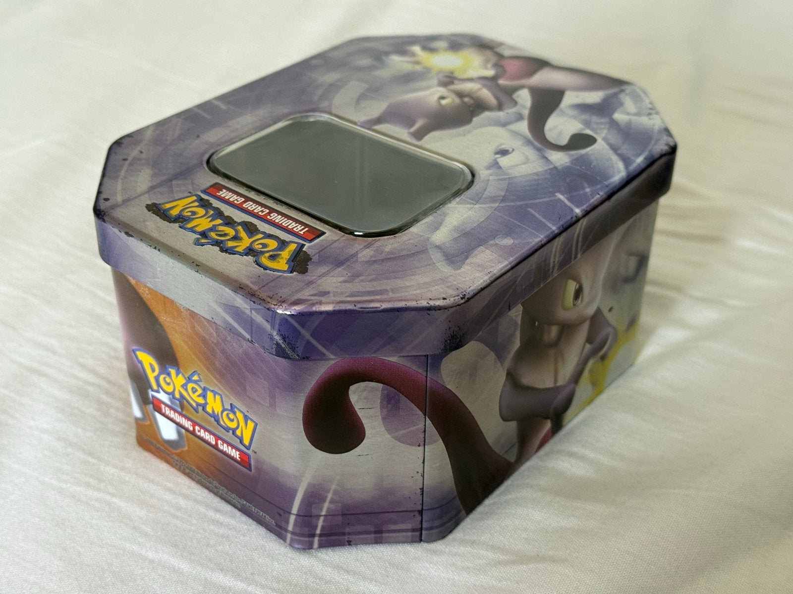 Pokemon Mewtwo Tin Box 2008 - Leeg, Verzenden, Gebruikt, Overige typen