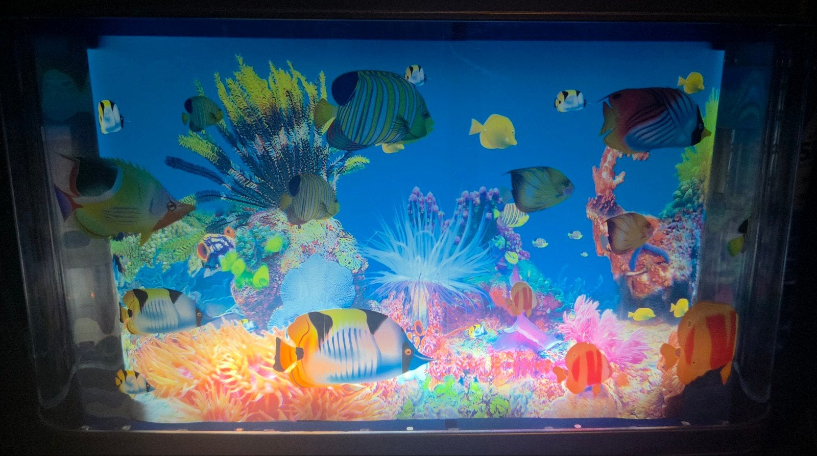 Nep aquarium met licht bewegende lamp, Ophalen of Verzenden, Nieuw