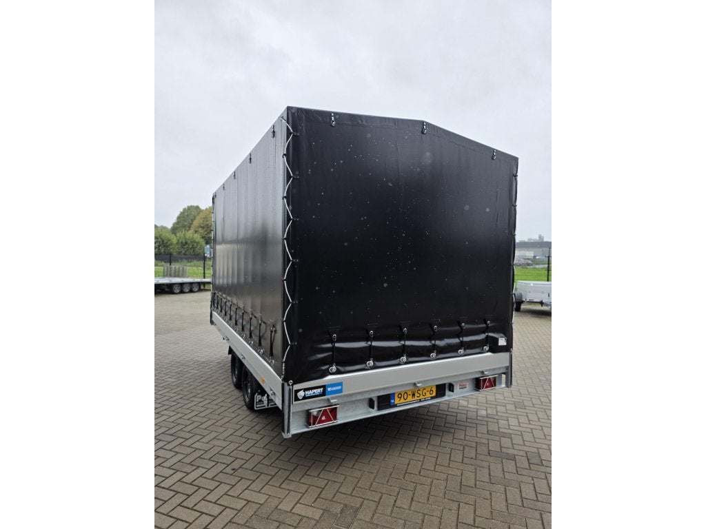 Hapert plateauwagen 405x240cm 3500KG + huif 210 cm DEMO!, Auto diversen, Nieuw