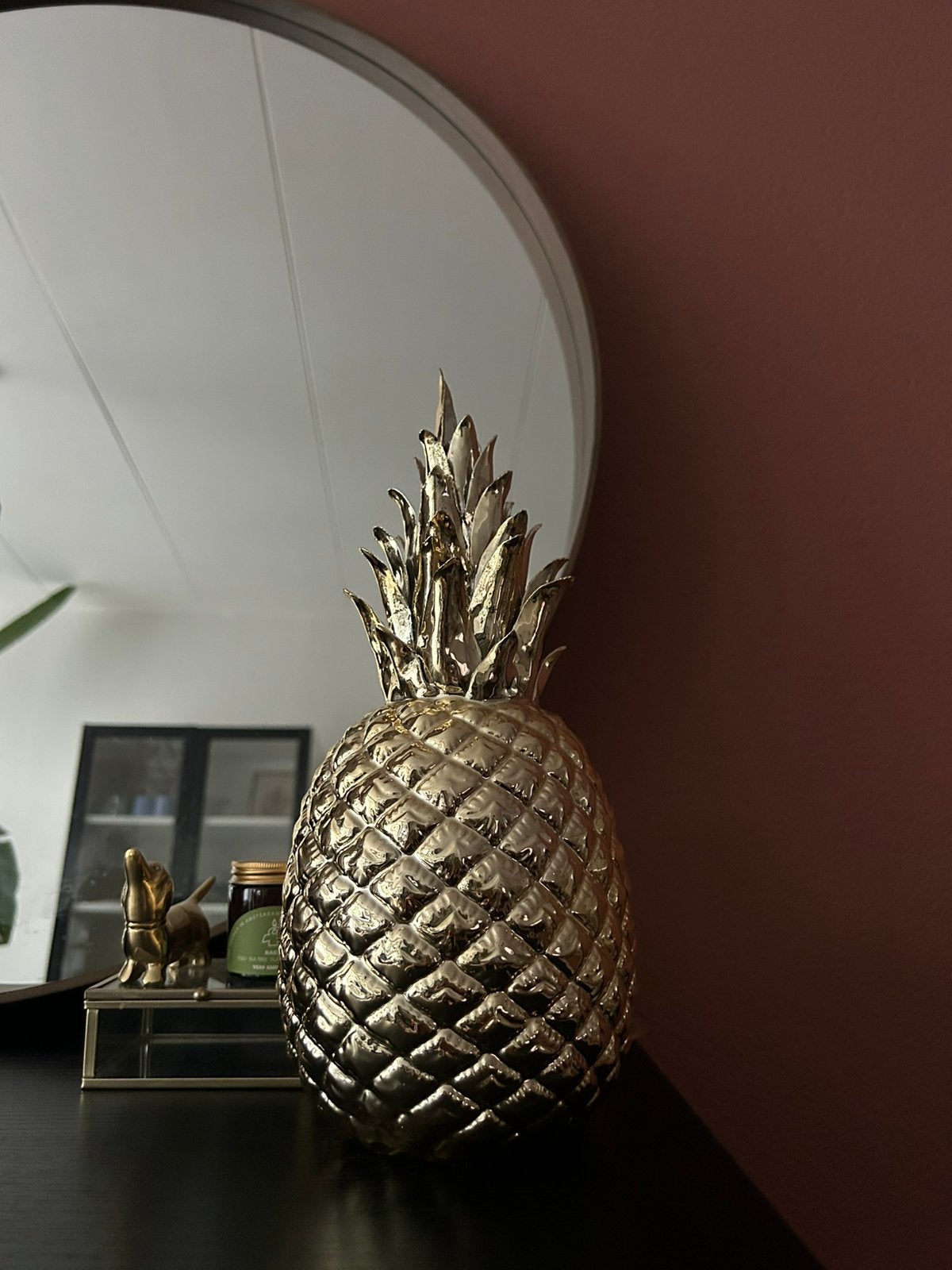 Pols Potten design gouden ananas, Ophalen, Zo goed als nieuw