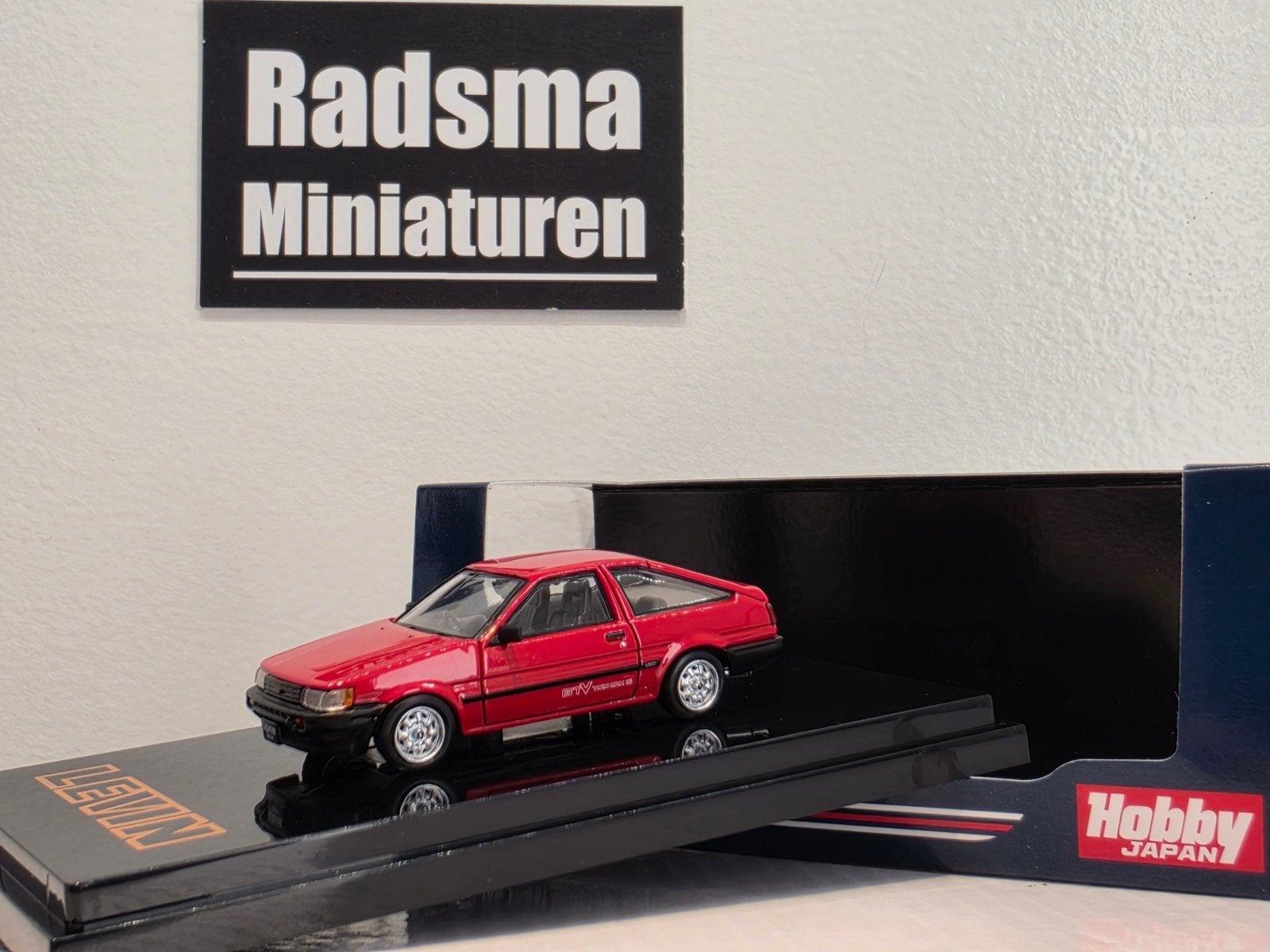 Toyota Corolla Levin AE86 3-Door GTV - 1:64 Hobby Japan, Auto, Ophalen of Verzenden, Hobby Japan, Nieuw