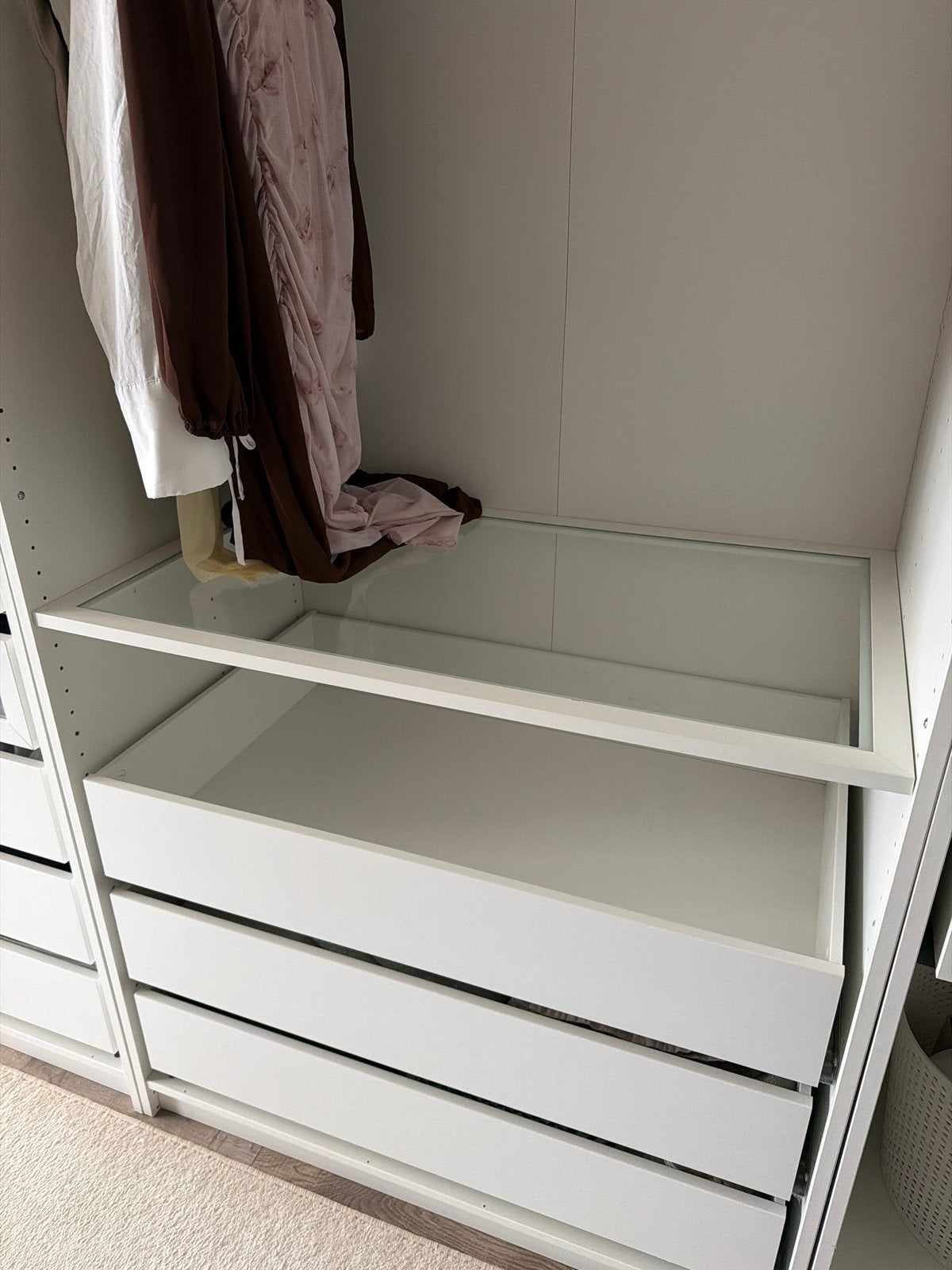Ikea Komplement glasplaat 100x58 cm, Ophalen, Gebruikt