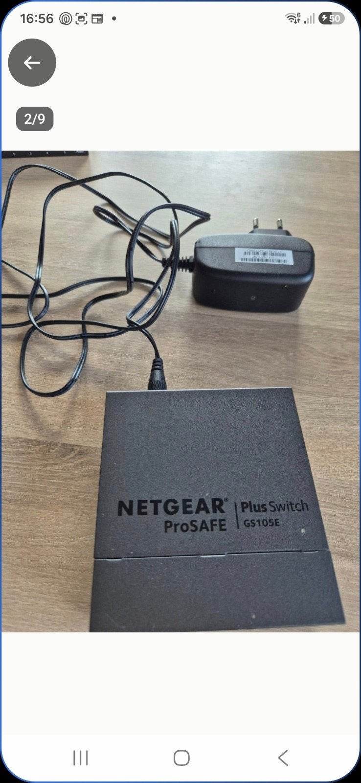 Netgear ProSAFE Plus Switch GS105E - 5 Gigabit poorten, Computers en Software, Ophalen, Gebruikt