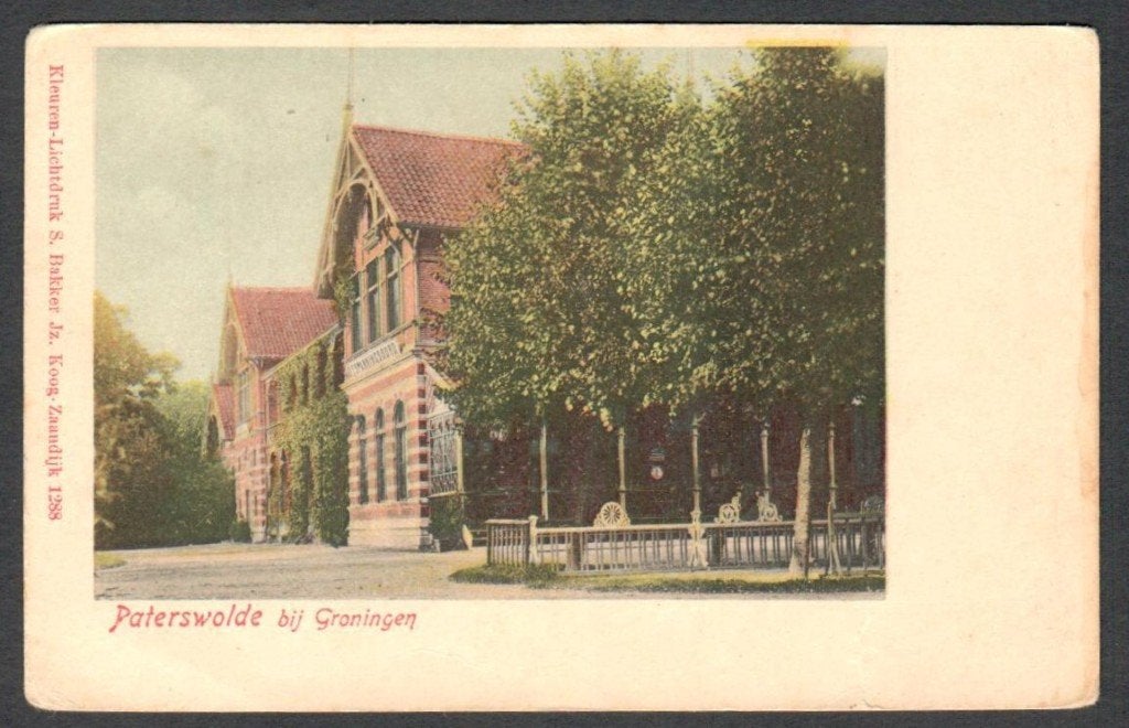 Oude ansicht - Paterswolde bij Groningen - Dr., Ophalen of Verzenden, Voor 1920, Ongelopen, Groningen