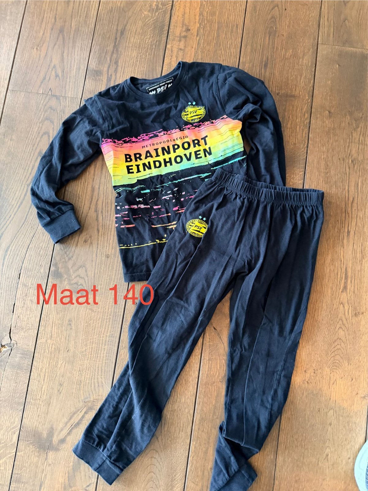 PSV pyjama maat 140, Ophalen of Verzenden, Zo goed als nieuw, Maat 34 (XS) of kleiner