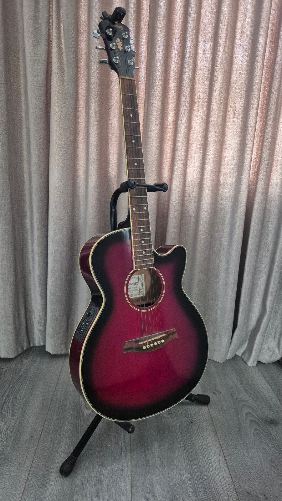 Fender Semi-akoestische Gitaar met Stemapparaat en Standaard, Muziek en Instrumenten, Ophalen