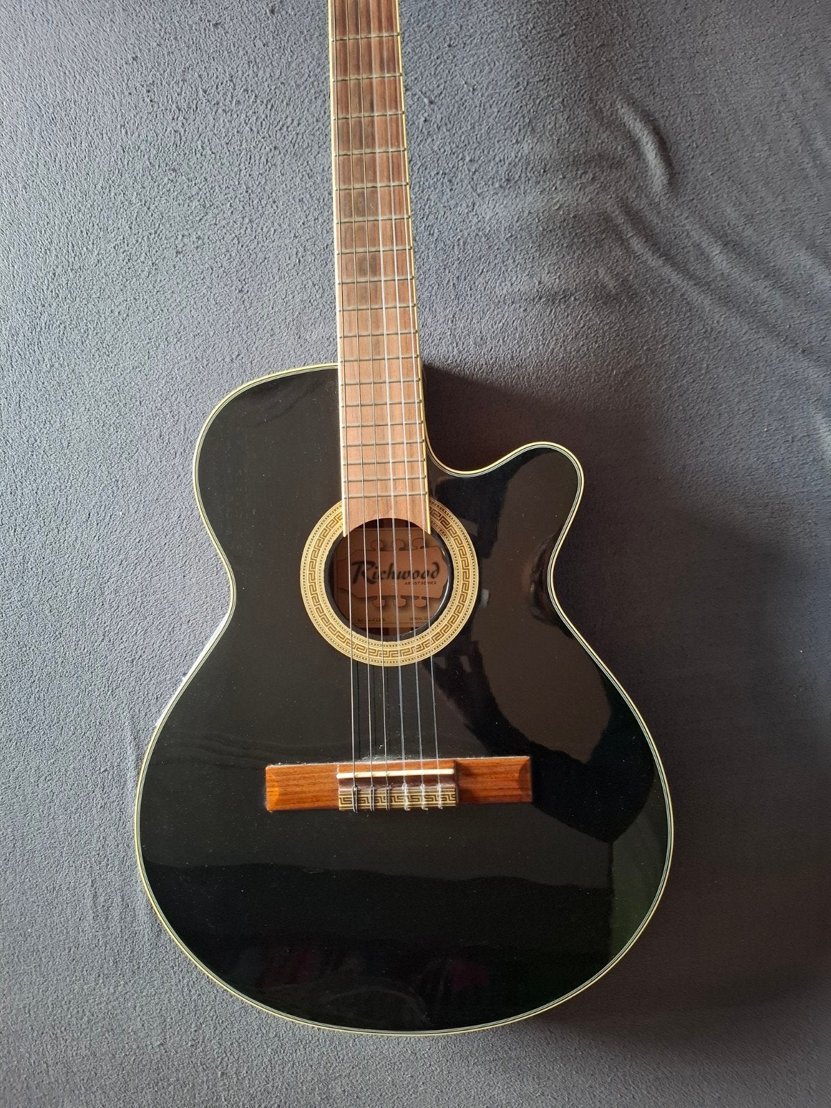 Richwood semi akoestische gitaar, Muziek en Instrumenten, Ophalen, Zo goed als nieuw, Western- of Steelstringgitaar